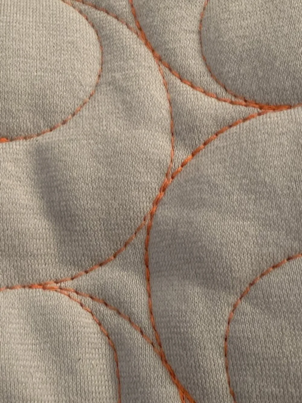 Anthropologie Embroidered Light Blue Ainsley Standard Sham Textured Quilted NEW